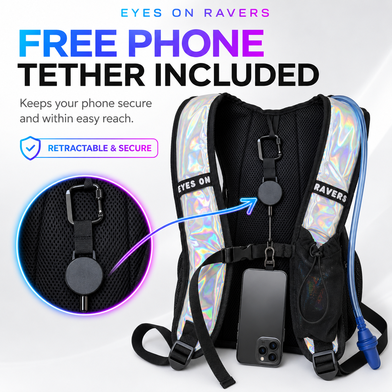 Eyes on Ravers Backpack